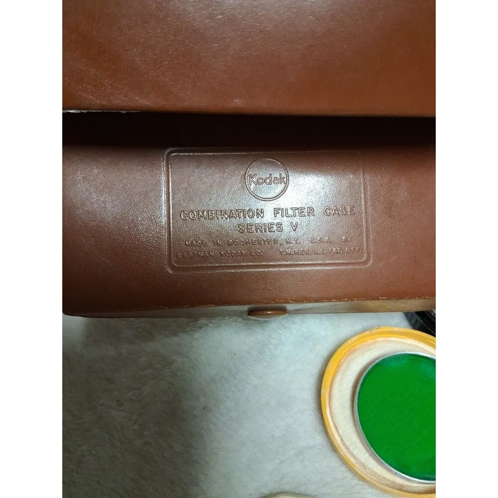 Vintage Kodak Case with Assorted Filters